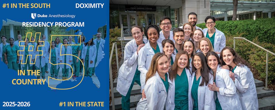 Duke Anesthesiology Residency Program Duke Department Of Anesthesiology